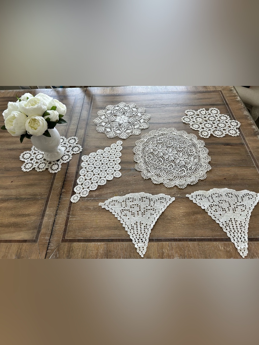 Vintage Doilies~set of 6